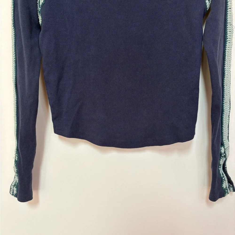 NWOT Free People Lost Love Long-Sleeve Top Size XS